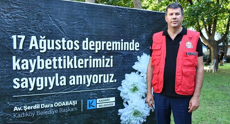 Kadıköy’de 17 Ağustos Depremi anıldı…      