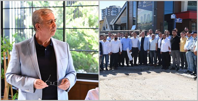 Ankara Anakent Belediye Başkanı Mansur Yavaş, ziyaret ettiği ilçelerde vatandaş