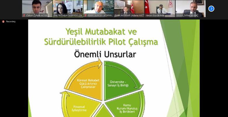 AOSB Yönetim Kurulu Başkanı Bekir Sütcü, Bölge Müdürü Ersin Akpınar,  Proje
