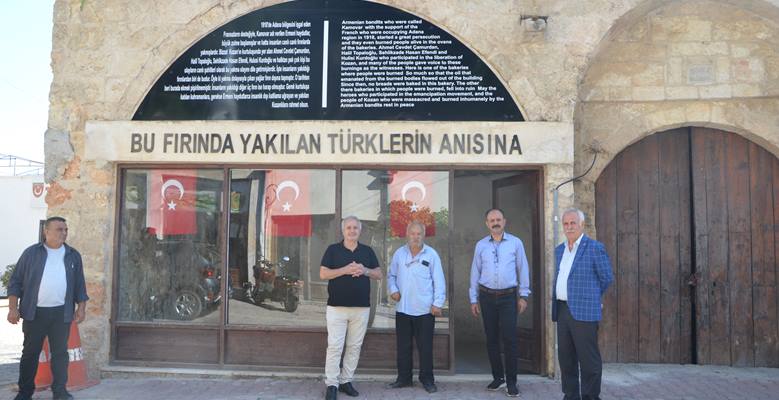 Adana- Kozan Belediyesi tarafından,  Kadirli Caddesi üzerinde bulunan Ermeni zulmünü
