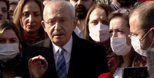 CHP Genel Başkanı Kemal Kılıçdaroğlu, randevu isteminin karşılanmaması üzerine gittiği Milli