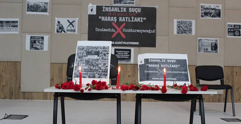Adana- Maraş katliamının 43. Yılında yaşamını yitirenler anılırken, bir yandan