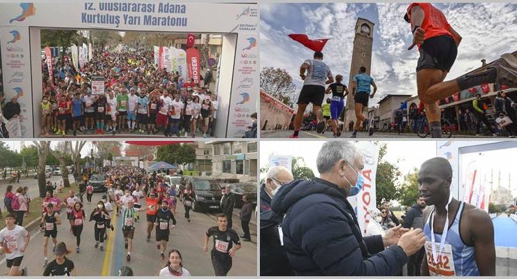 Adana’da Kurtuluş Yarı Maratonu koşuldu/ Foto Galeri