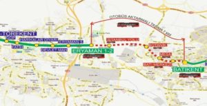 Ankara- Kızılay-Batıkent Metrosunun devamı niteliğinde olan, Ulaştırma ve Altyapı Bakanlığı