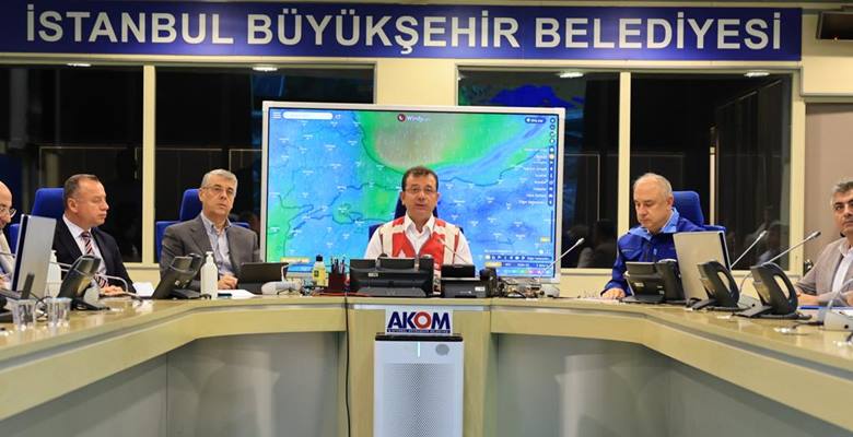 İBB Başkanı Ekrem İmamoğlu, kentte etkili olması beklenen yağışla ilgili
