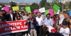 İstanbul Başakşehir’de bulunan Şahintepe Mahallesi halkı, Kanal İstanbul ve Yenişehir