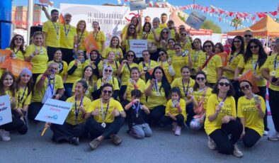 ‘Koşar Adım Lösev’ maratonda koştu