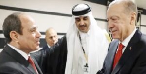 Mısır Cumhurbaşkanı Abdulfettah el Sisi ve Cumhurbaşkanı Recep Tayyip Erdoğan