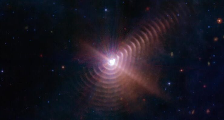 Yıldız ikilisinin uzayda ‘parmak izi’ oluşturması