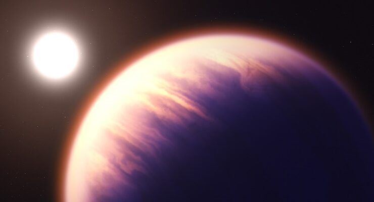 Daha önce hiç görülmemiş bir ötegezegen atmosferi