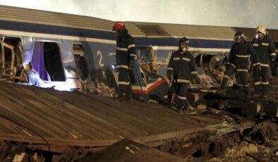Yunanistan’da tren kazası…