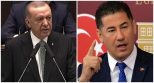 Cumhurbaşkanı Recep Tayyip Erdoğan ile Cumhurbaşkanı adayı Sinan Oğan’ın Dolmabahçe Çalışma
