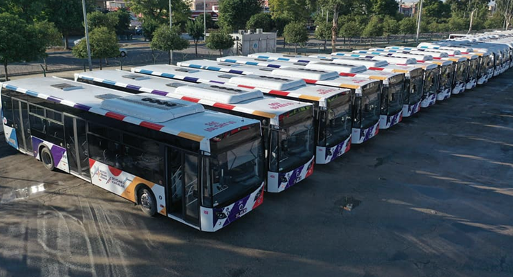 81 yeni otobüs tanıtıldı…    