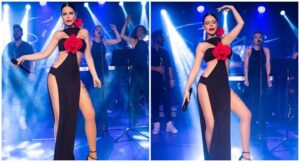 Sevilen şarkıcı Simge dün akşam İzmir Ooze Venüe’de konser verdi.