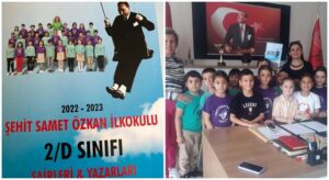 İlkokul öğrencilerinden şiir kitabı