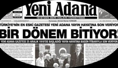 Bir Dönemin “Yeni Adana” gazetesi bitiyor mu? Bitiyorsa Adana’nın ve hepimizin ayıbıdır