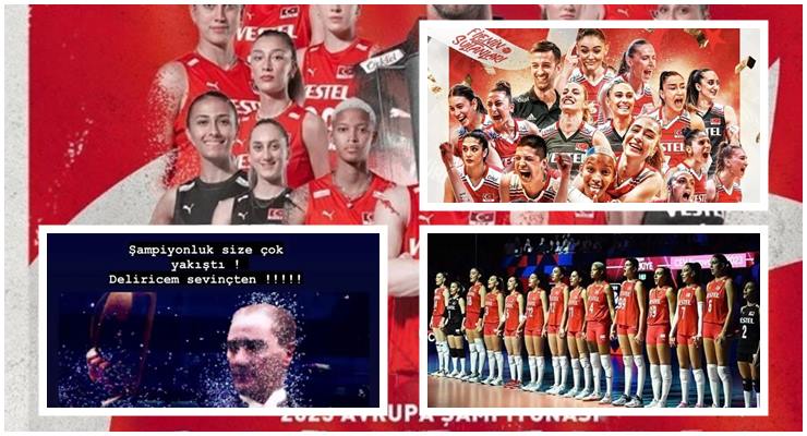 Filenin Sultanları; Kimseyi görmedim ben sizden daha güzel A Milli Kadın Voleybol Takımı, 2023 CEV Avrupa Şampiyonası finalinde
