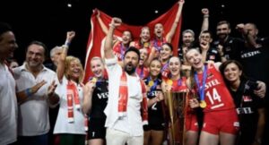 A Milli Kadın Voleybol Takımı, Sırbistan’ı 3-2 mağlup ederek Avrupa