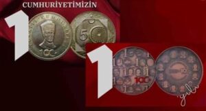 Darphane ve Damga Matbaası Genel Müdürlüğü tarafından, Türkiye Cumhuriyeti’nin 100.