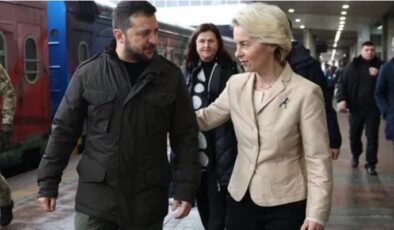 AB Komisyonu Başkanı Leyen Kiev’de