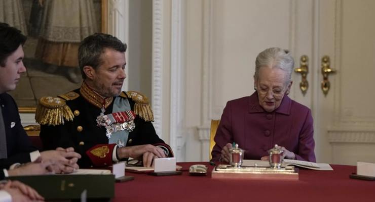 Danimarka’da Kraliçe II. Margrethe’nin resmen tahttan çekilmesinin ardından oğlu X.