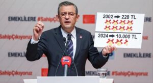 Cumhuriyet Halk Partisi Genel Başkanı Özgür Özel, Parti Genel Merkezi’nde