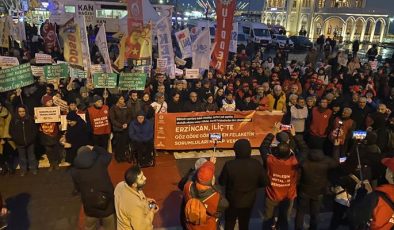 İliç, Kadıköy’de protesto edildi
