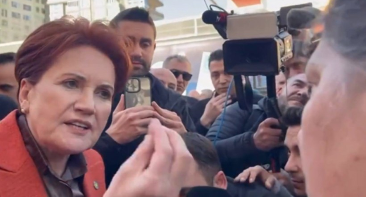 Akşener, CHP’li bir yurttaşlarla tartıştı