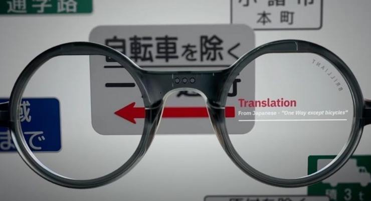 Anlık çeviri yapabilecek yapay zekalı akıllı gözlük