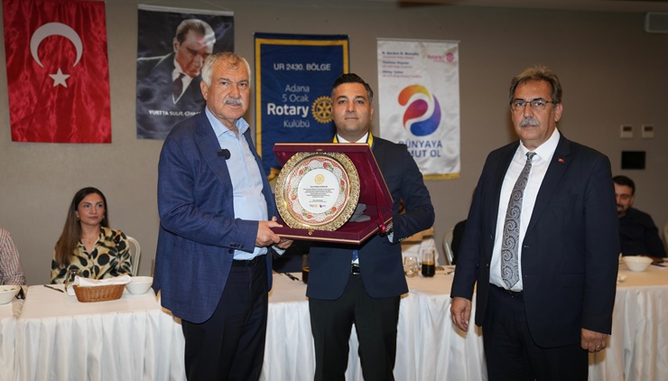 Adana- Anakent Belediye Başkanı Zeydan Karalar, 5 Ocak Adana Rotary
