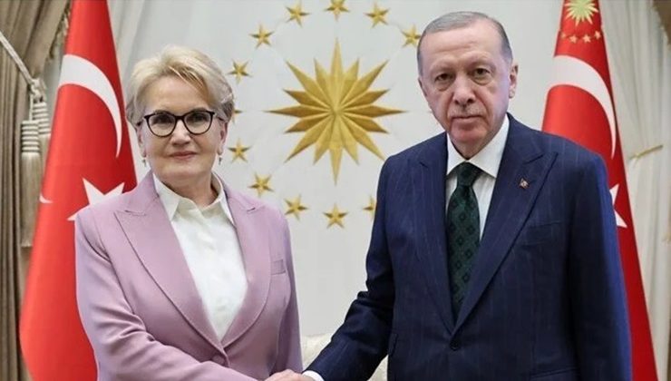 Cumhurbaşkanı Erdoğan ile Akşener bir araya geldi…