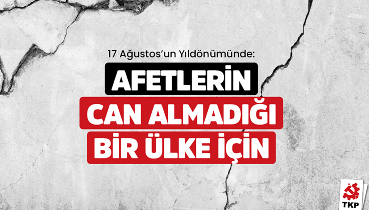 Afetlerin can almadığı bir ülke için..