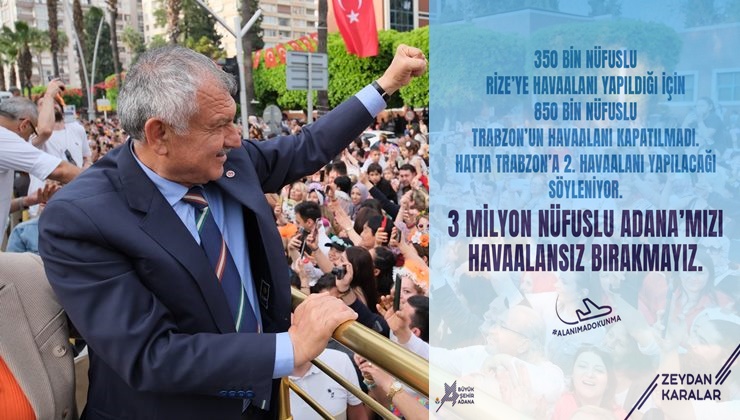 Şakirpaşa Havaalanı için “tüm halkımızı bekliyoruz”…