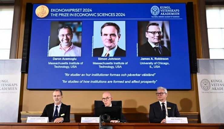 024 Nobel Ekonomi Ödülü’nün sahibi Daron Acemoğlu, Simon Johnson ve