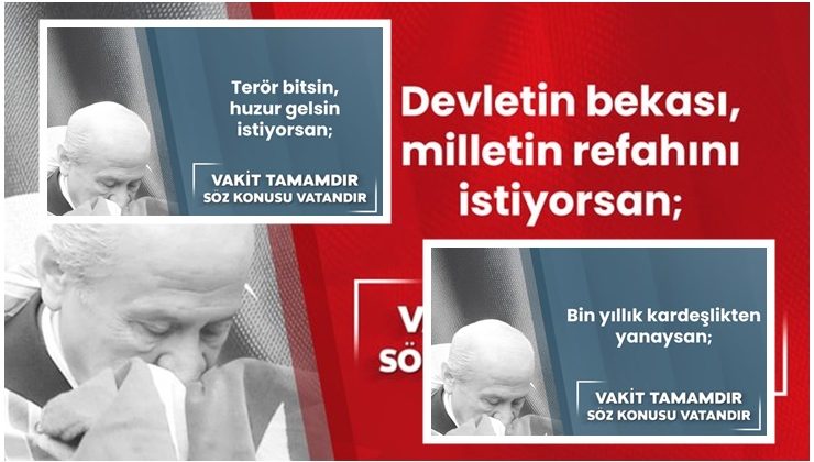 MHP’den üst üste “vakit tamamdır” paylaşımı…