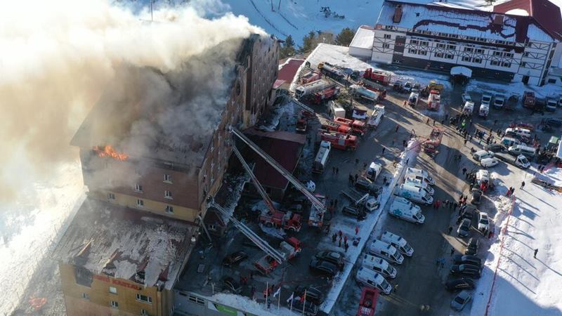 Kartalkaya Kayak Merkezi'nde çıkan yangın faciasına ilişkin Bolu 2.