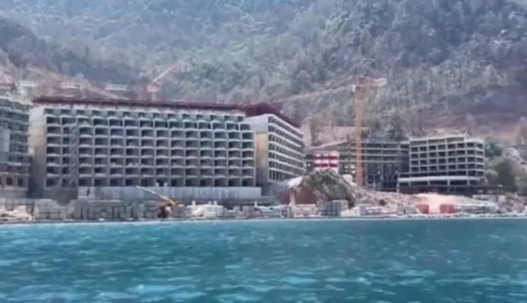 Marmaris Belediyesi, Sinpaş'a otel inşaatında kaçak ve