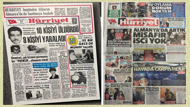 Hürriyet gazetesi yurtdışı yayınlarının durdurulması üzerine yazmış olduğum ilk haber,