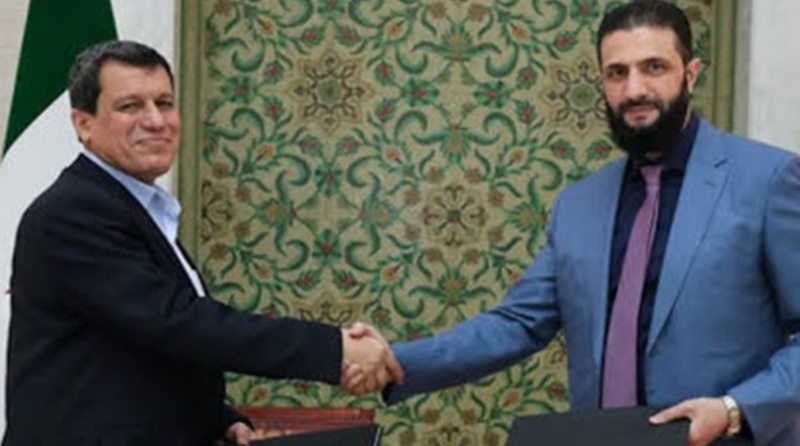 Suriye'deki Heyet Tahrir Şam (HTŞ) yönetiminden yapılan açıklamada, Suriye Demokratik