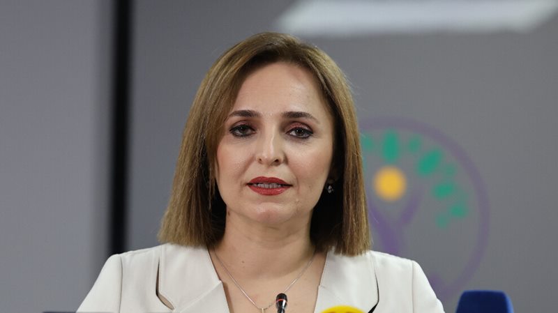 Halkların Eşitlik ile Demokrasi Partisi Sözcüsü Ayşegül Doğan, partisinin genel