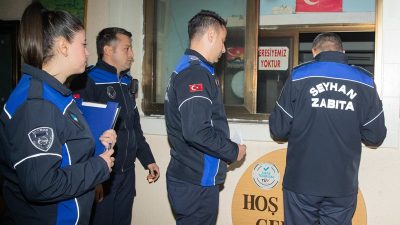 Adana Seyhan Belediyesi Zabıta Müdürlüğü ekipleri, yaklaşan Ramazan Bayramı öncesinde