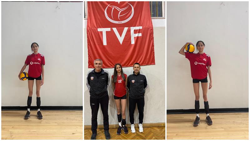 Volem Spor Kulübü oyuncusu İrem Kürklü, U17 Kadın Voleybol Milli
