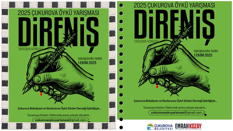 Çukurova Belediyesi ve Uluslararası Öykü Günleri Derneği’nin düzenlediği 2025 Çukurova