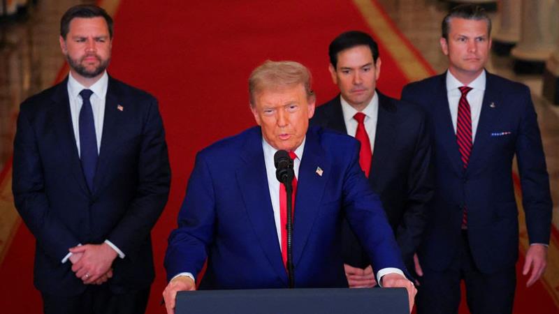 ABD Başkanı Donald Trump, İsrail ile İran arasında yaklaşık iki