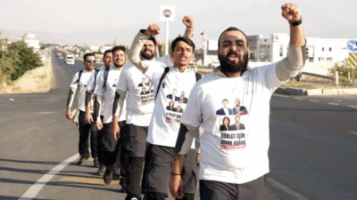 Adana’dan yola çıkan gençler, tutuklu bulunan Zeydan Karalar ile görevinden