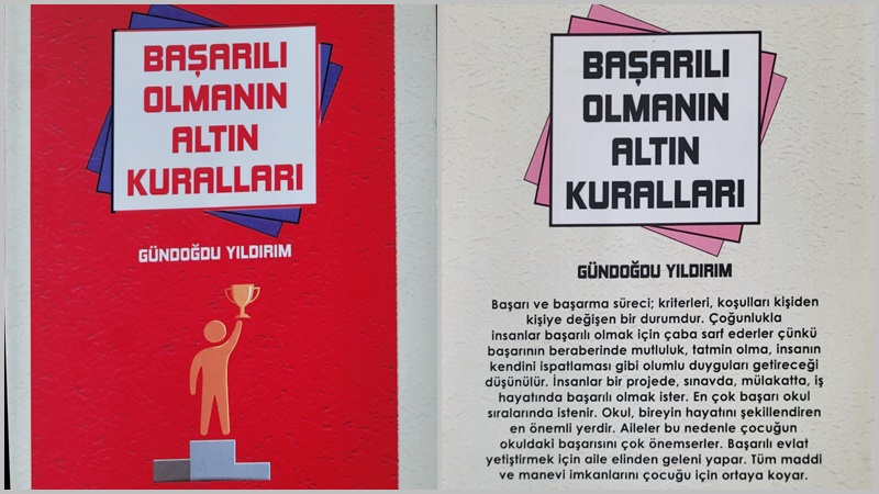 Eğitimci Gündoğdu Yıldırım, öğrencilerin başarı yolculuğuna ışık tutan yeni yapıtını