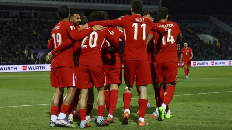 Türkiye, 2026 Dünya Kupası Elemeleri'nde Sofya deplasmanında.
