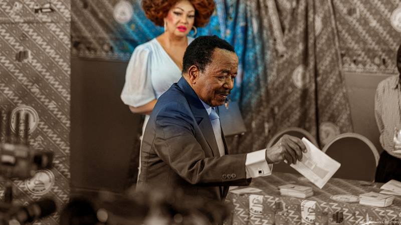 Kamerun’da 1982’den bu yana yönetimde olan Paul Biya, tartışmalı seçimde