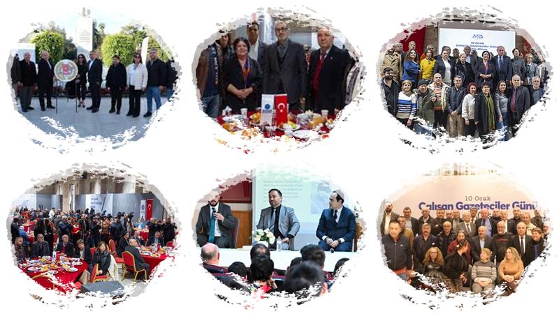 10 Ocak Çalışan Gazeteciler Günü nedeniyle kutlamalara tanık olduk, geçtiğimiz