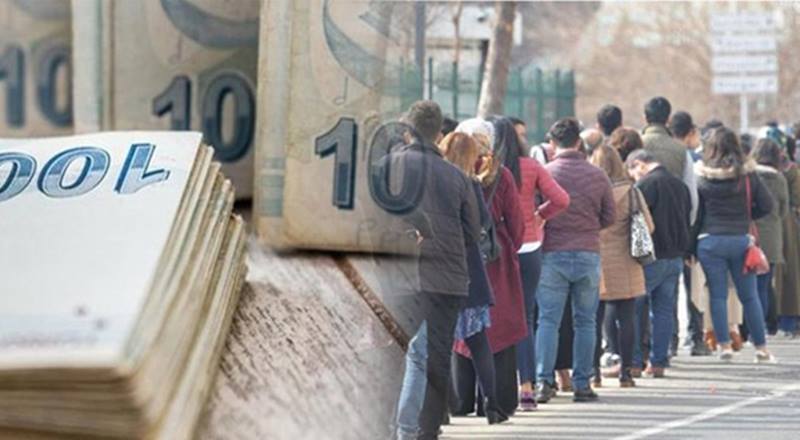 TÜİK verilerine göre 3 milyon işsizden yalnızca 500 bini ödenek